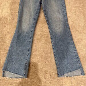 Mother Insider Crop Step Fray Denim Size 26